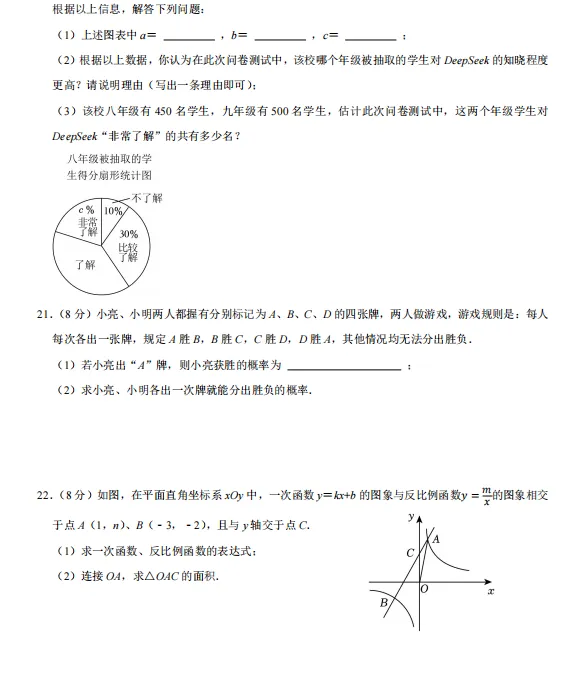 雕龙数学九年级新课结束模拟考丨这张试卷帮你查漏补缺! 第6张 雕龙数学九年级新课结束模拟考丨这张试卷帮你查漏补缺! 第6张
