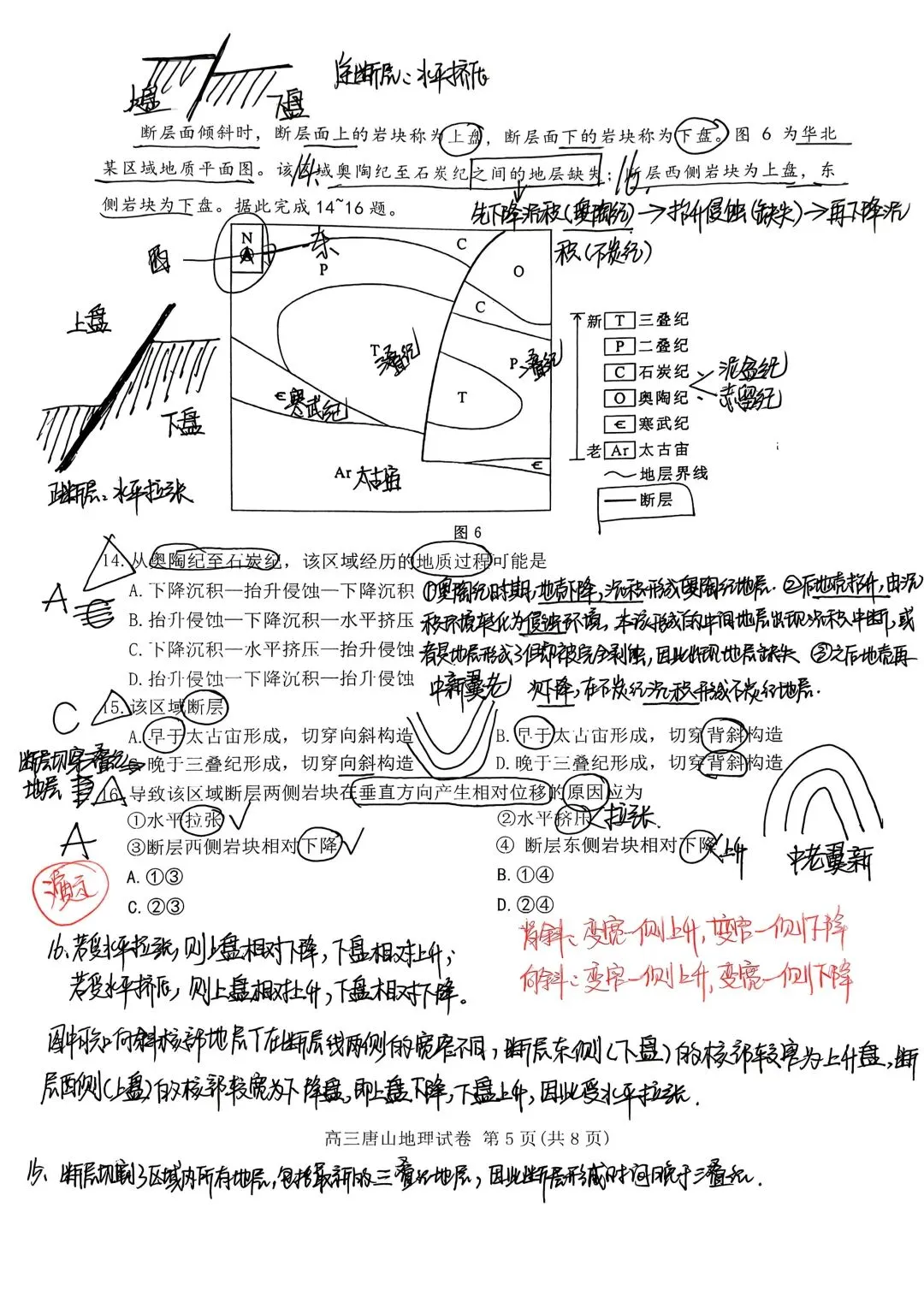 高三地理试卷2 第5张