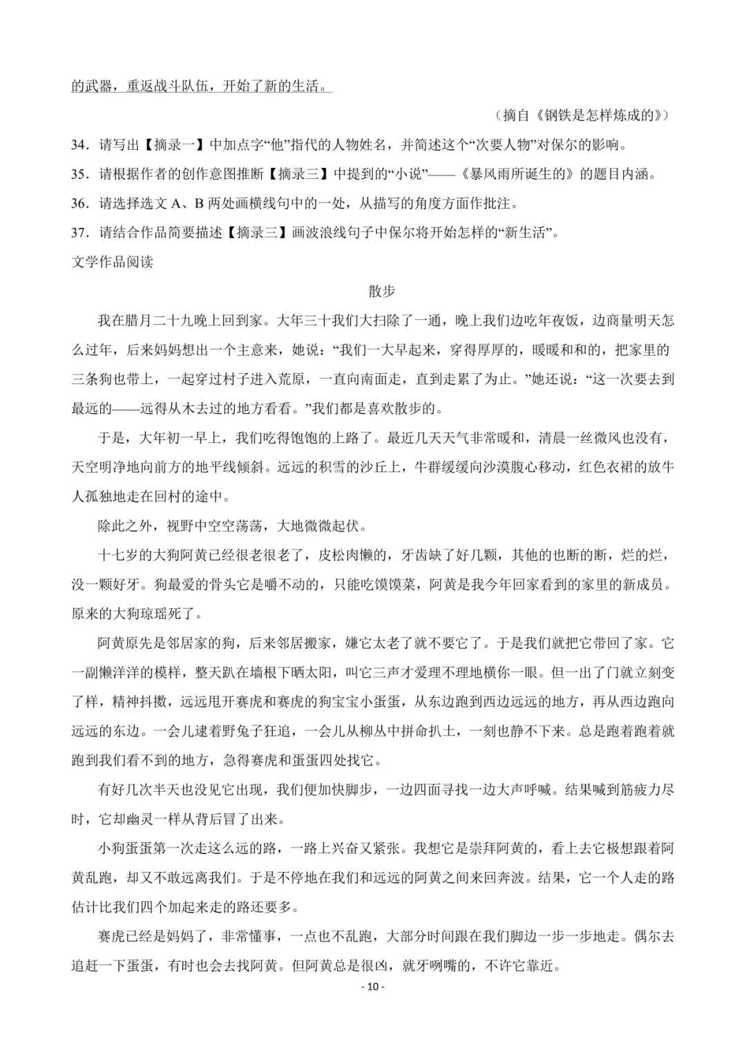 2026 徐州中考语文名著导读【免费领】 第10张