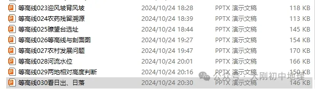 中考专训:等高线地形图判读题目一网打尽(30个PPT课件) 第2张