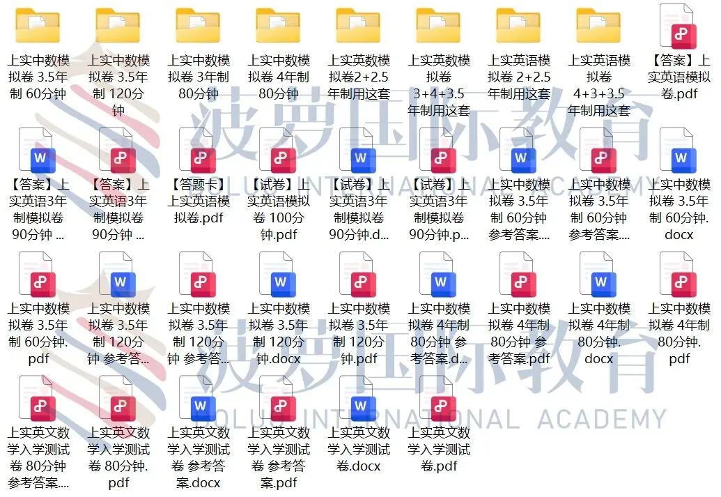 26秋招备考福利包!上海国际高中真题测试卷合集(领科/光剑/世外/平和) 第24张