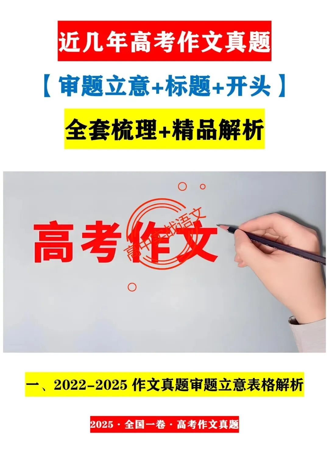 【他山之石】近年作文真题【审题立意+标题+开头】(全套梳理) 第14张 【他山之石】近年作文真题【审题立意+标题+开头】(全套梳理) 第14张