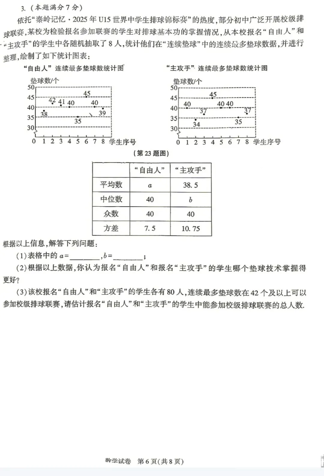 【模考试卷】九年级第二次模考试卷+答案(西大附中2026) 第7张