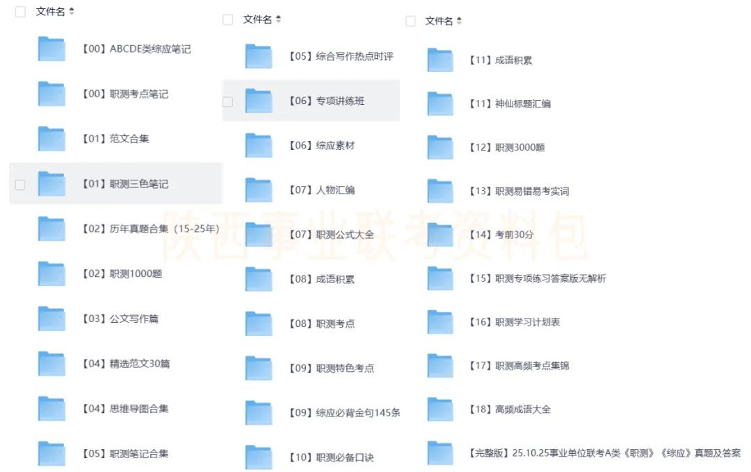 陕西省2026年事业单位真题答案全套资料包PDF版网盘下载(联考+各省份历年+备考资料,职测+综应,ABCDE类) 第2张