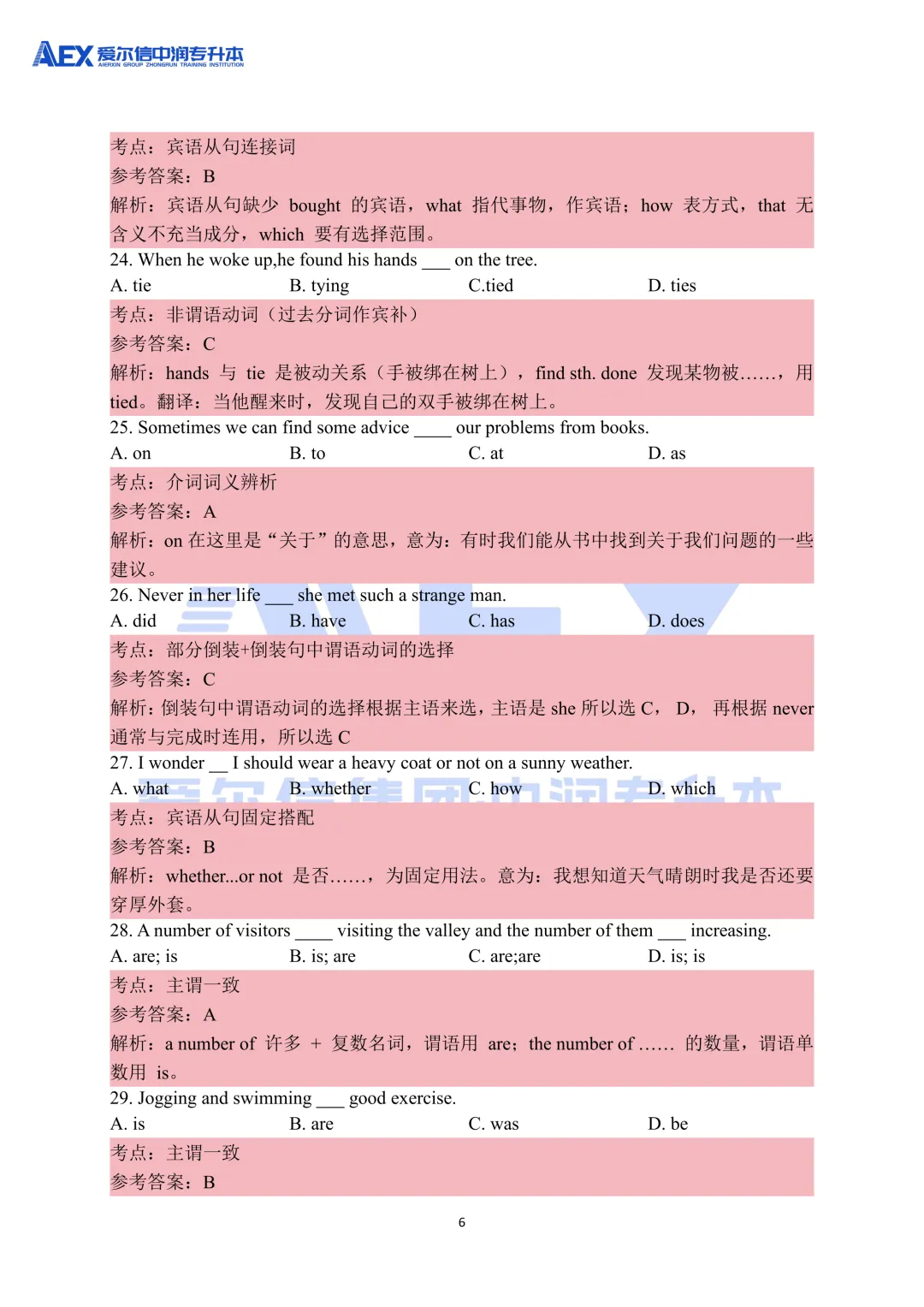 贵州统招专升本2026年大学英语真题还原及解析 第8张 贵州统招专升本2026年大学英语真题还原及解析 第8张