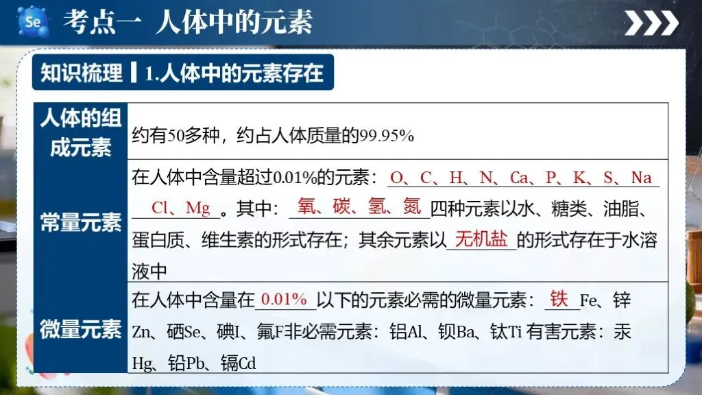 中考化学专题复习 | 专题十五《化学与生活》课件+配套教学设计 第13张