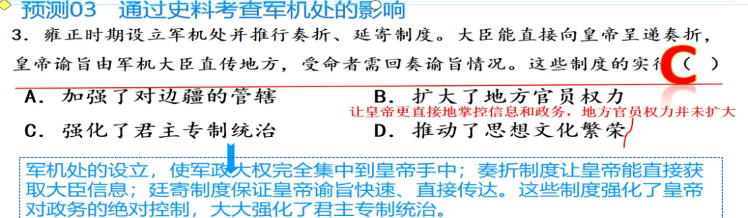 别瞎背了!这份中考历史课件,把“政治制度”讲得明明白白|2026年历史二轮复习系列专题01《中国古代政治制度的发展》复习 第12张 别瞎背了!这份中考历史课件,把“政治制度”讲得明明白白|2026年历史二轮复习系列专题01《中国古代政治制度的发展》复习 第12张