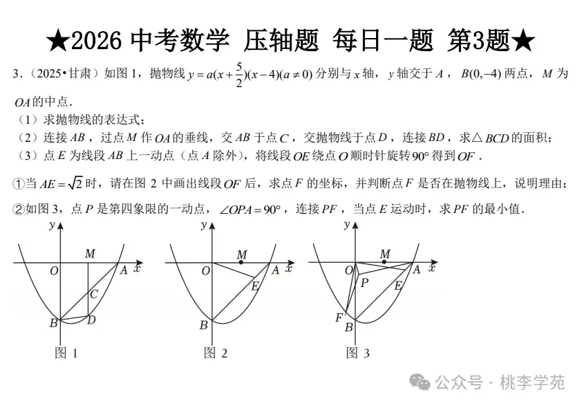 2026《中考数学•压轴题》专项训练(基础提高、计算题专项练习、选择填空压轴题、解答压轴题)含答案PDF电子版可下载打印 第6张
