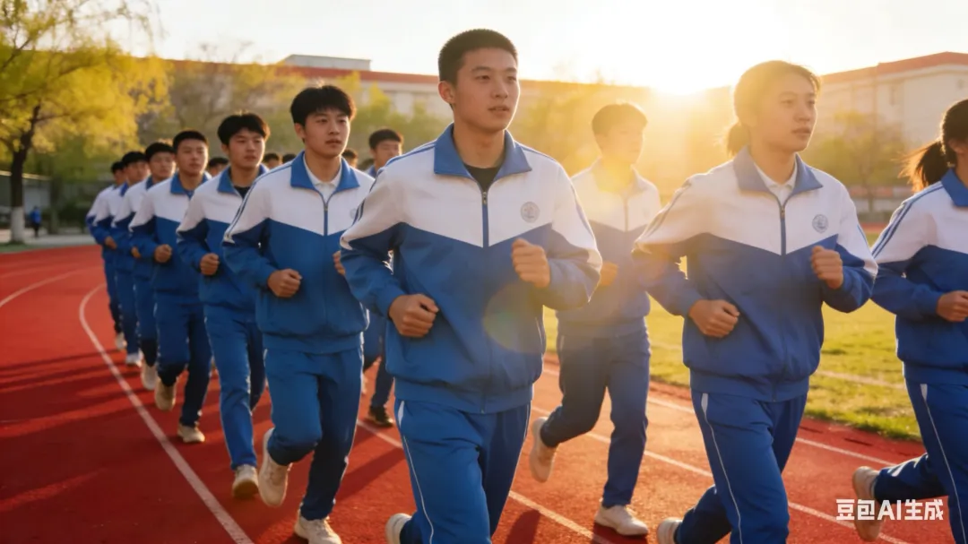 以奔跑赴春约,以热血迎中考 第1张