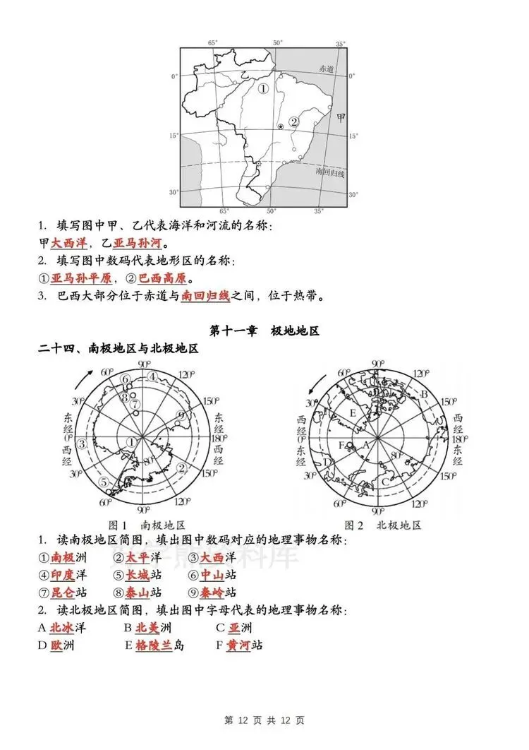 【015期】(中考链接)世界地理读图识图 第12张