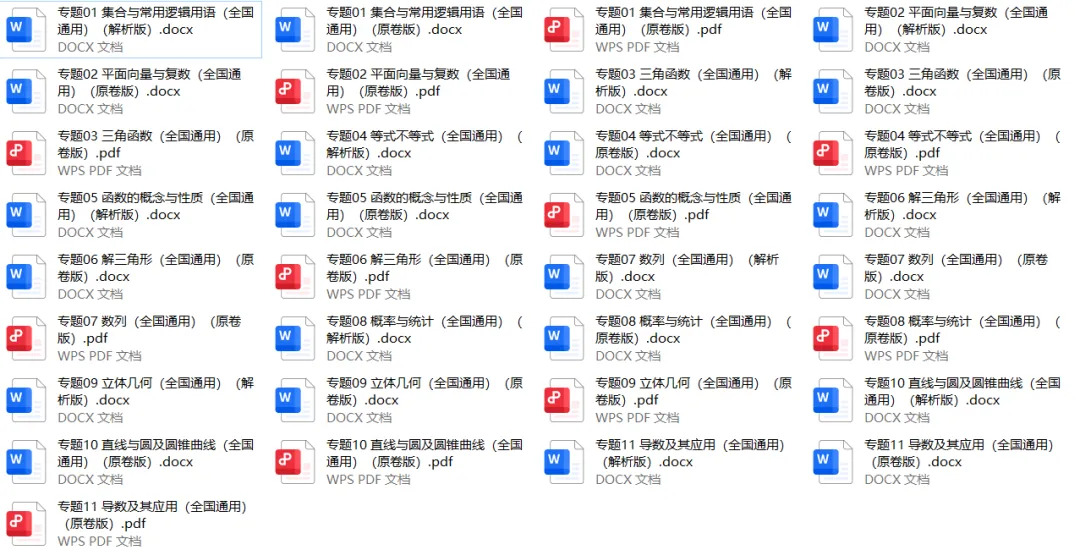 【真题分类】2025年高考数学真题分类汇编(全国通用)【2026高考使用】 第2张