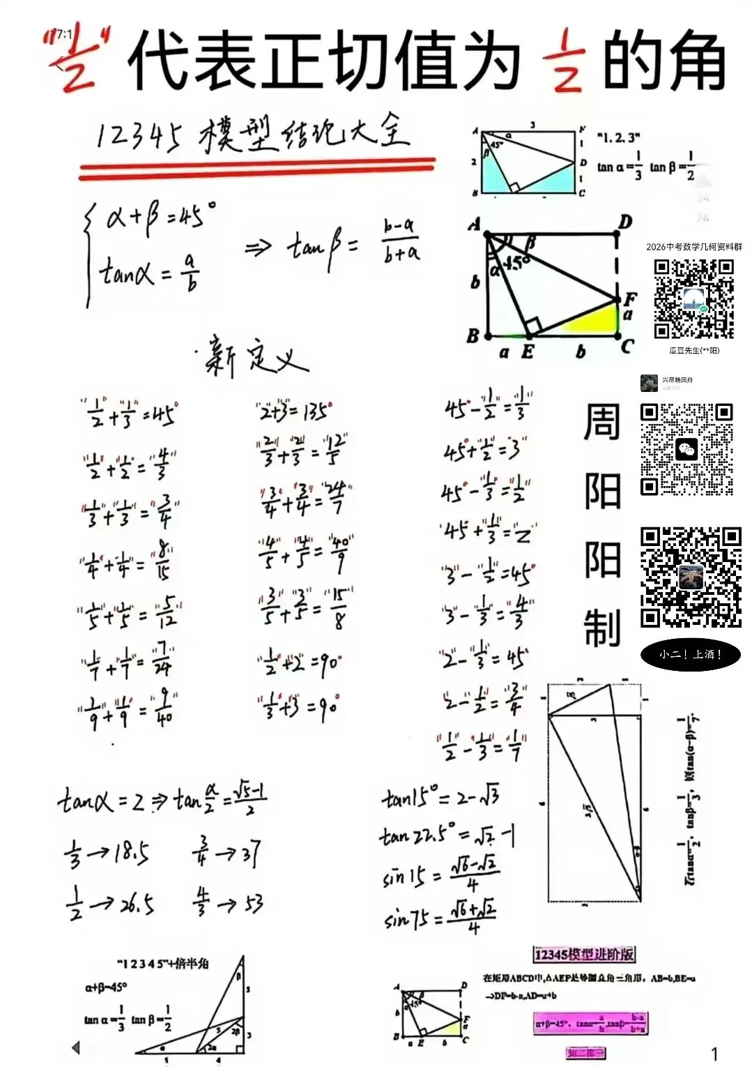 啊!居然是佰元中考数学资源群 (中考数学满分冲刺群) 第1张