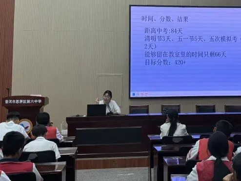 【美好六中】赋能凝心力,聚力备中考!——普洱市思茅区第六中学初三系列活动温暖护航路 第3张