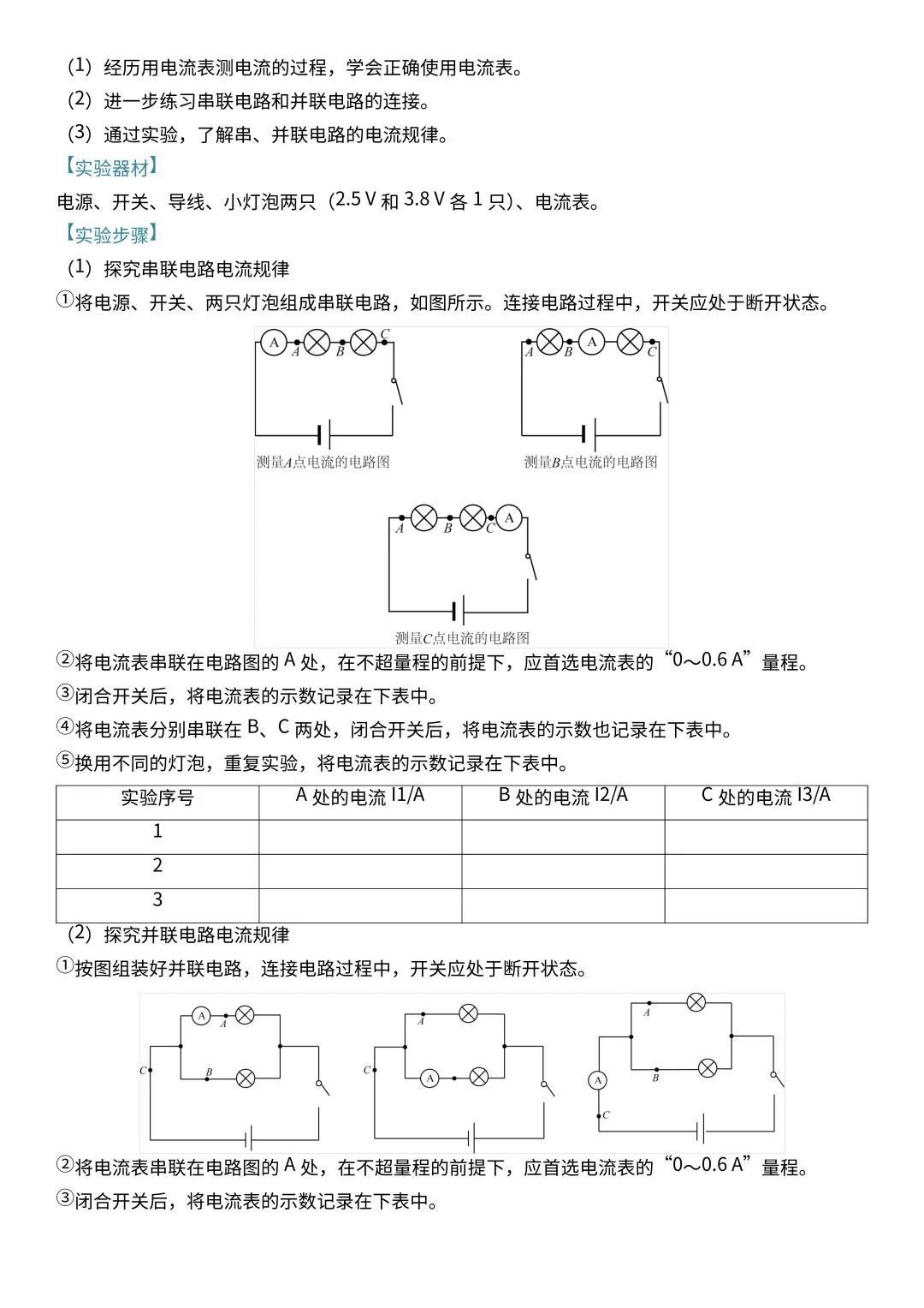 中考物理常考实验清单!每一个都很重要! 第15张