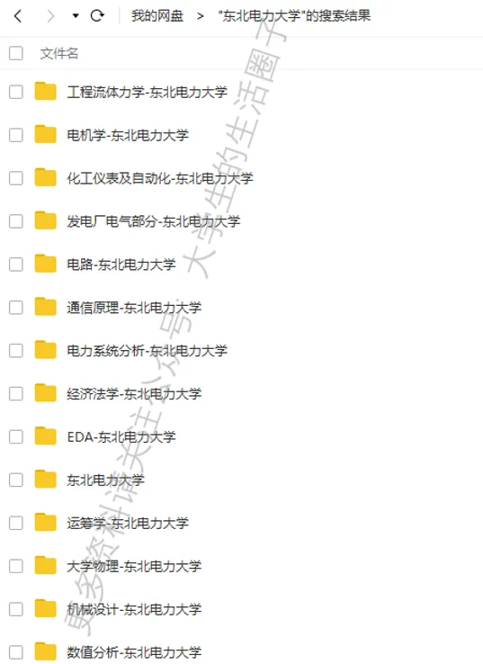 东北电力大学期末考试多科目历年试卷真题免费领取,东电同学的专属福利来了! 第6张