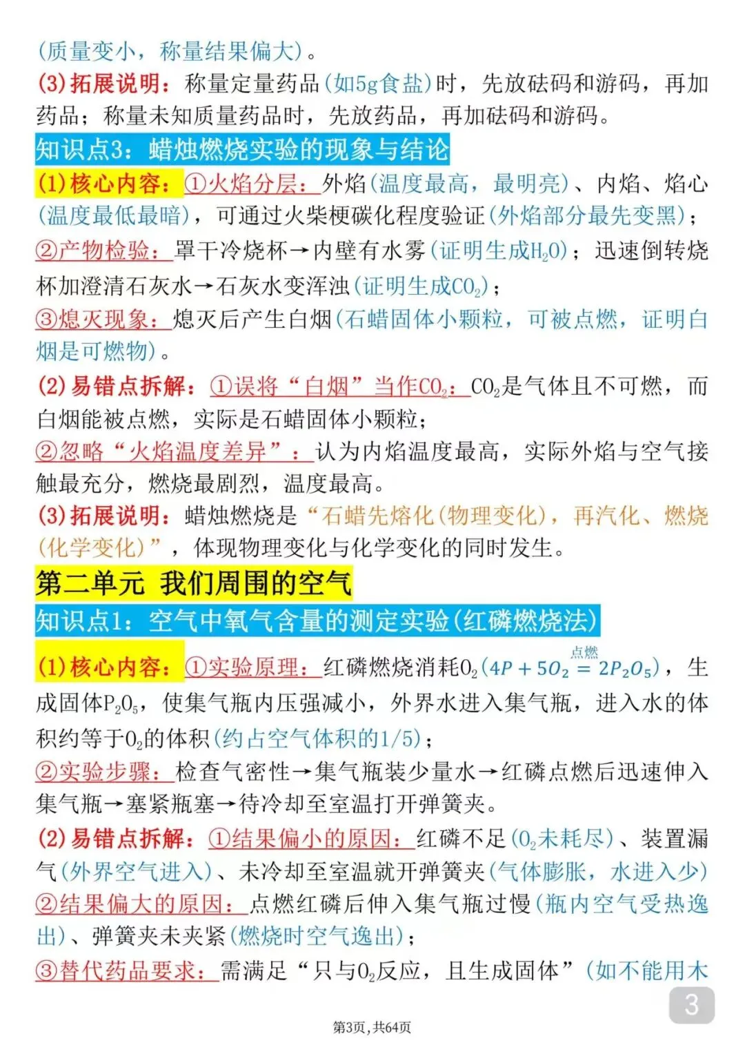 2026中考化学考前必背知识点汇总 第4张