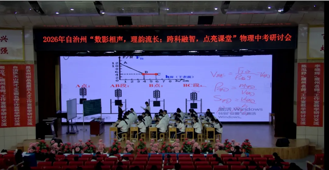 数影相生聚智慧 跨科融智备中考——自治区“天山英才”王玉霞名师工作室参加昌吉州“数影相生,跨科融智”物理研讨活 第8张