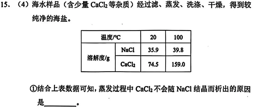 关于2026年晋江初三质检化学试卷的几点思考 第6张
