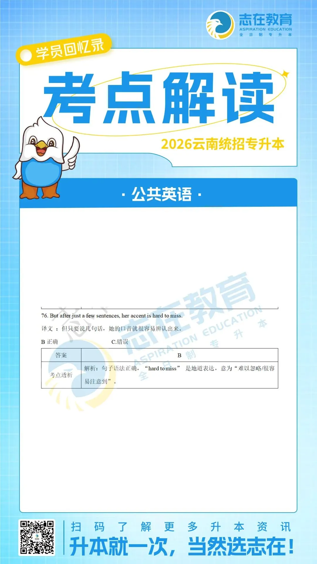 【考点解读】2026年云南专升本真题考点解读 第57张