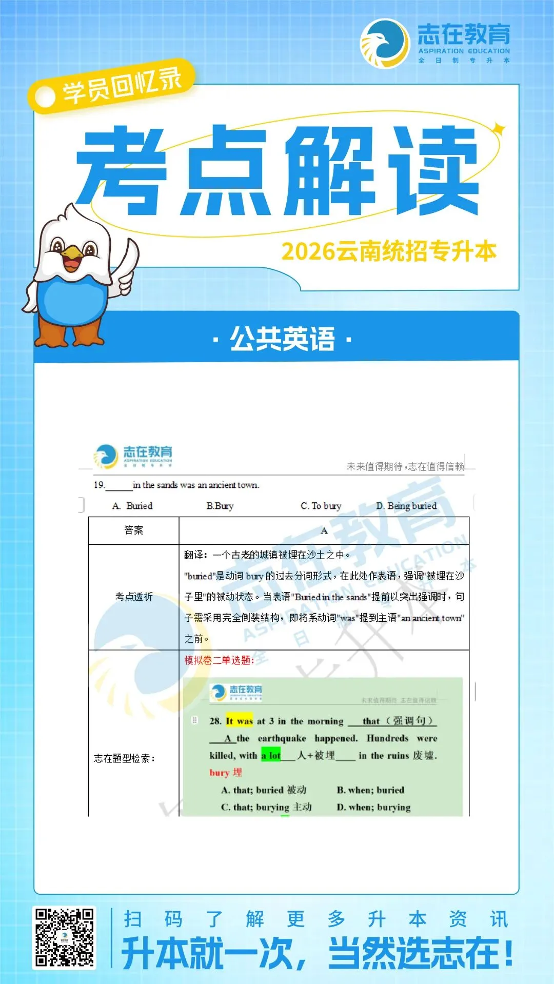 【考点解读】2026年云南专升本真题考点解读 第61张