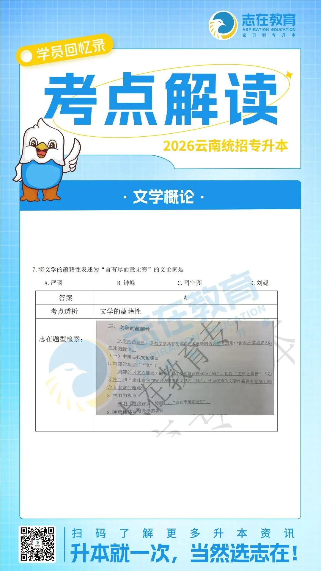 【考点解读】2026年云南专升本真题考点解读 第67张