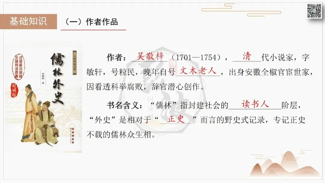 【中考复习课件-名著系列】-12《儒林外史》(5元) 第6张