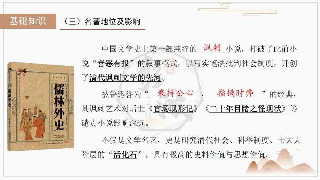 【中考复习课件-名著系列】-12《儒林外史》(5元) 第13张