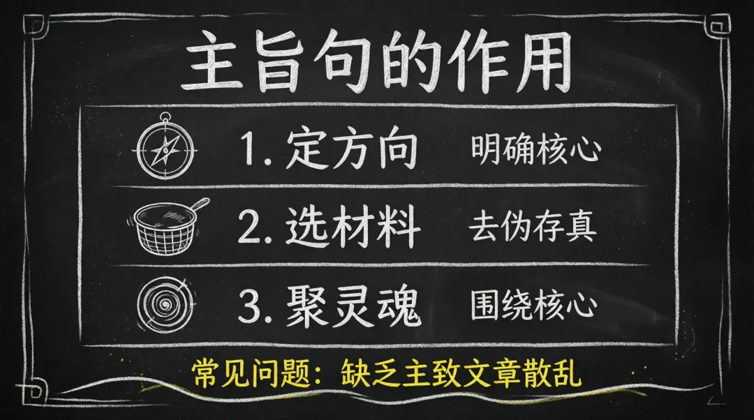 会讲课的PPT:中考作文立骨速成——第2讲:一句话定中心 第3张