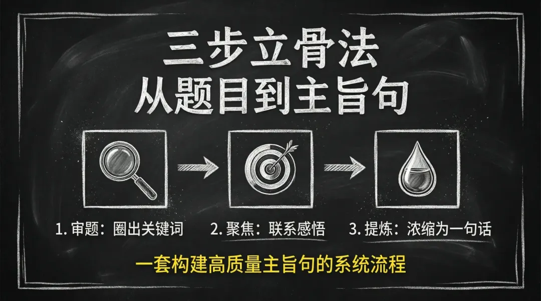 会讲课的PPT:中考作文立骨速成——第2讲:一句话定中心 第4张