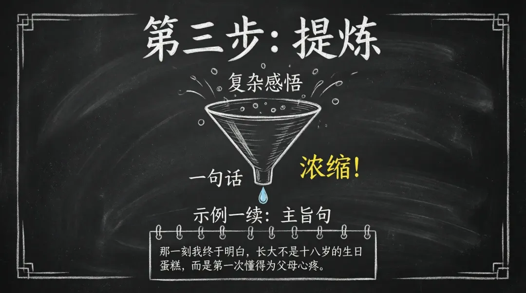 会讲课的PPT:中考作文立骨速成——第2讲:一句话定中心 第7张