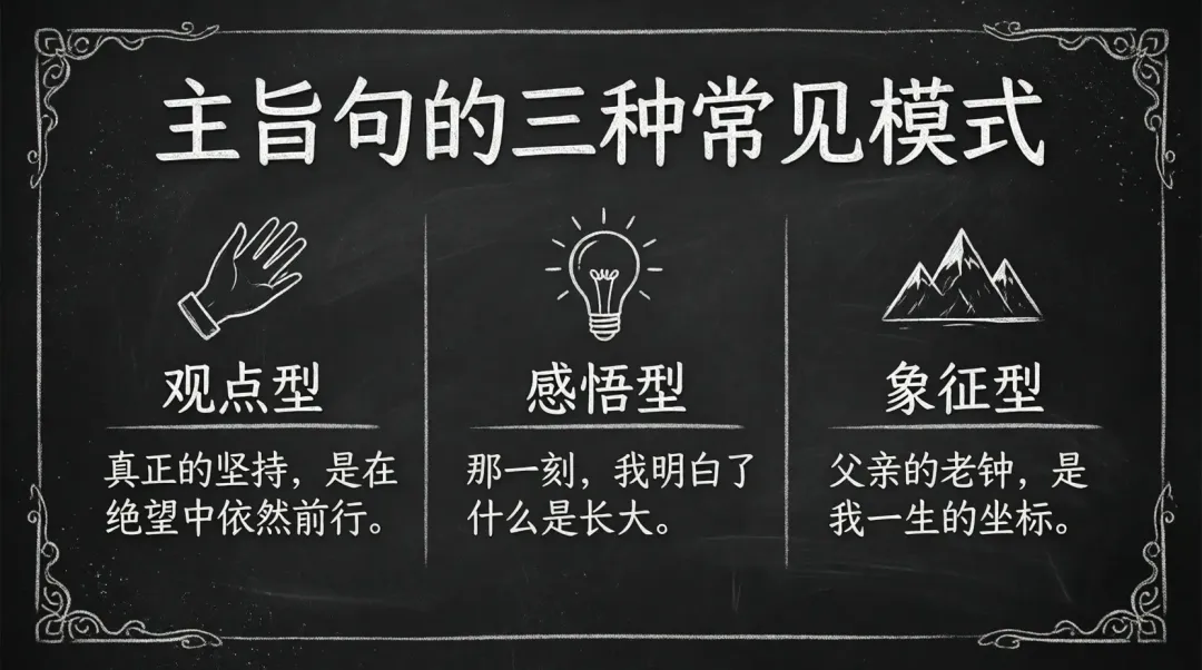 会讲课的PPT:中考作文立骨速成——第2讲:一句话定中心 第8张