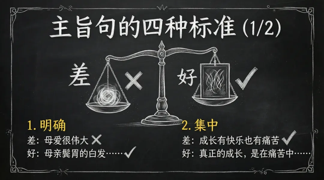 会讲课的PPT:中考作文立骨速成——第2讲:一句话定中心 第9张