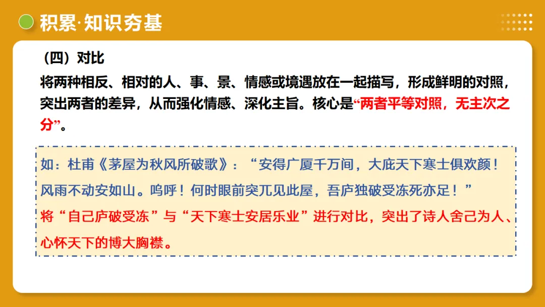 2026年中考复习古诗词阅读第2讲《表现手法》讲练测 第19张