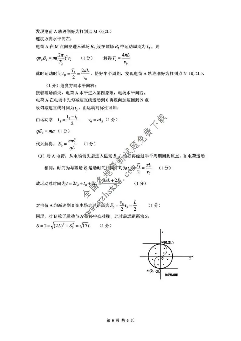 《高中试卷》广东省茂名市2026届高三上学期第一次综合测试物理试卷(含答案) 第14张