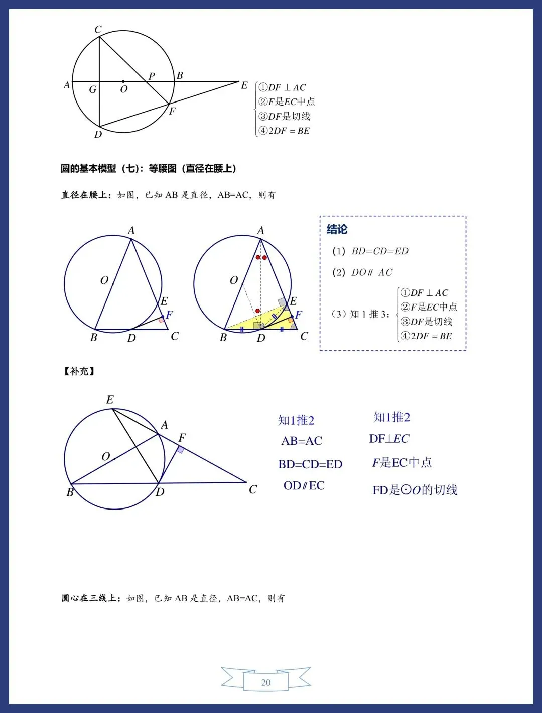 中考数学圆的13类常考模型讲义 第20张
