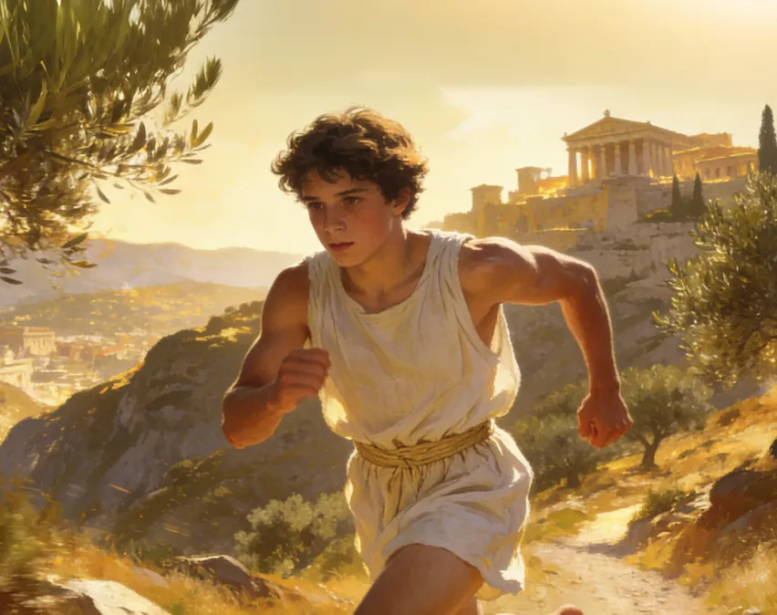 上海中考英语真题 2026上海静安中考英语一模 古希腊的年轻信使 |映雪英语 RE 原版阅读 第2张