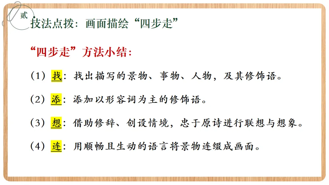 2026年中考语文专项复习:古诗鉴赏·画面描绘题ppt 第11张