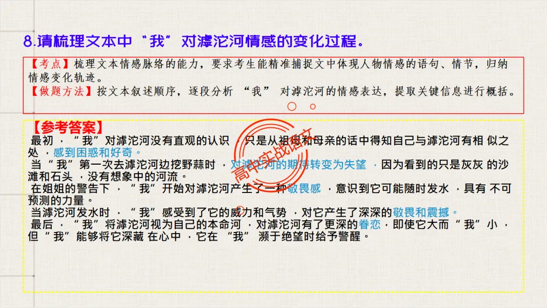 【深度整合】散文【八大考点】真题实例讲透(结构思路+内容要点+形象语言+手法文体+标题意蕴等) 第51张