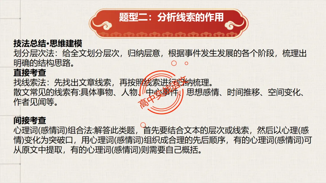 【深度整合】散文【八大考点】真题实例讲透(结构思路+内容要点+形象语言+手法文体+标题意蕴等) 第56张