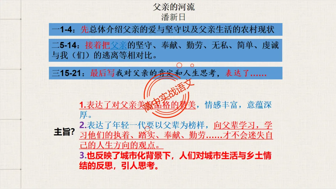 【深度整合】散文【八大考点】真题实例讲透(结构思路+内容要点+形象语言+手法文体+标题意蕴等) 第81张