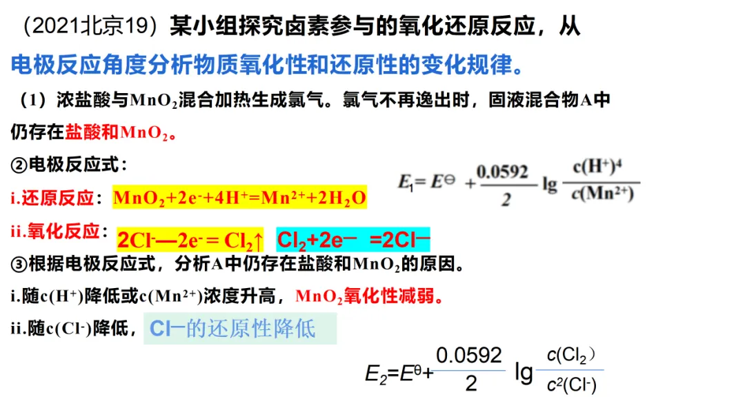 2026高三化学复习高考真题讲解北京高考探究实验题拓展讲解(2021年北京等级性考试第19题) 第8张