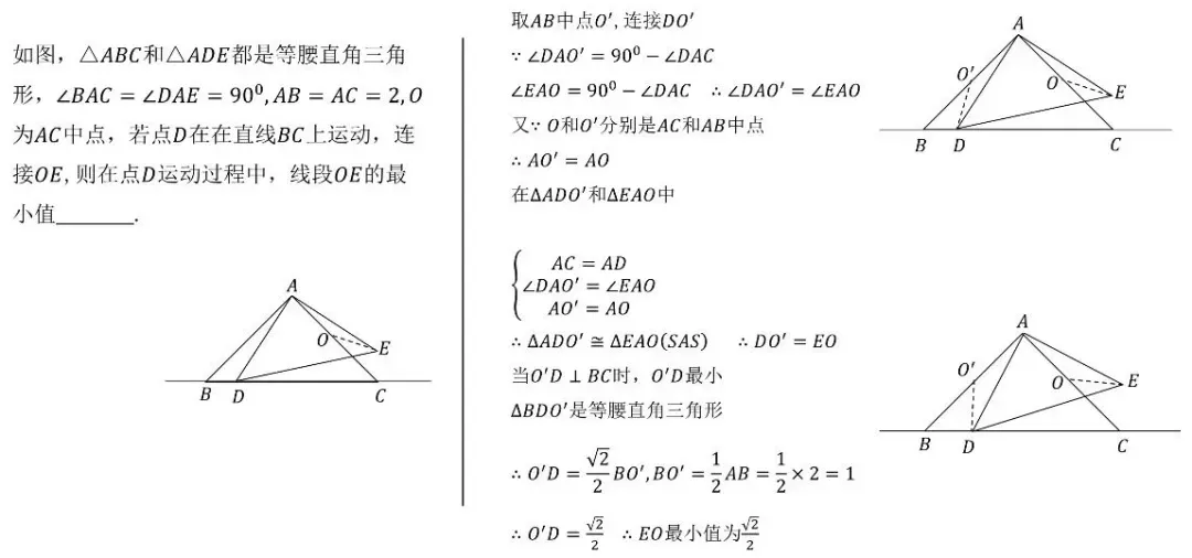中考数学动点最值问题模型和例题详解 第6张