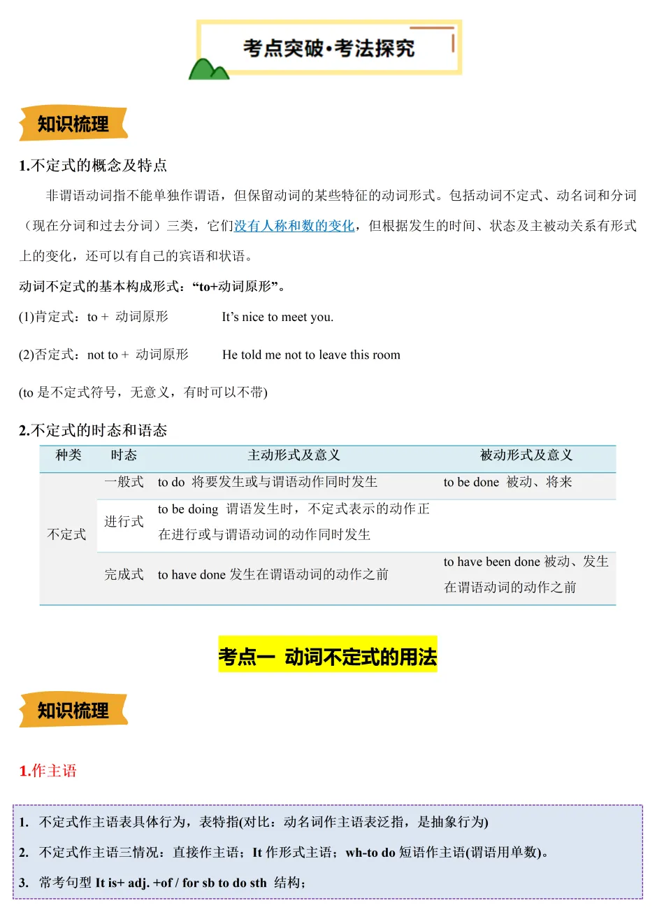 2026中考||中考英语动词不定式(讲义)(全国通用)(解析版) 免费分享 复习必备!建议收藏 第6张 2026中考||中考英语动词不定式(讲义)(全国通用)(解析版) 免费分享 复习必备!建议收藏 第6张