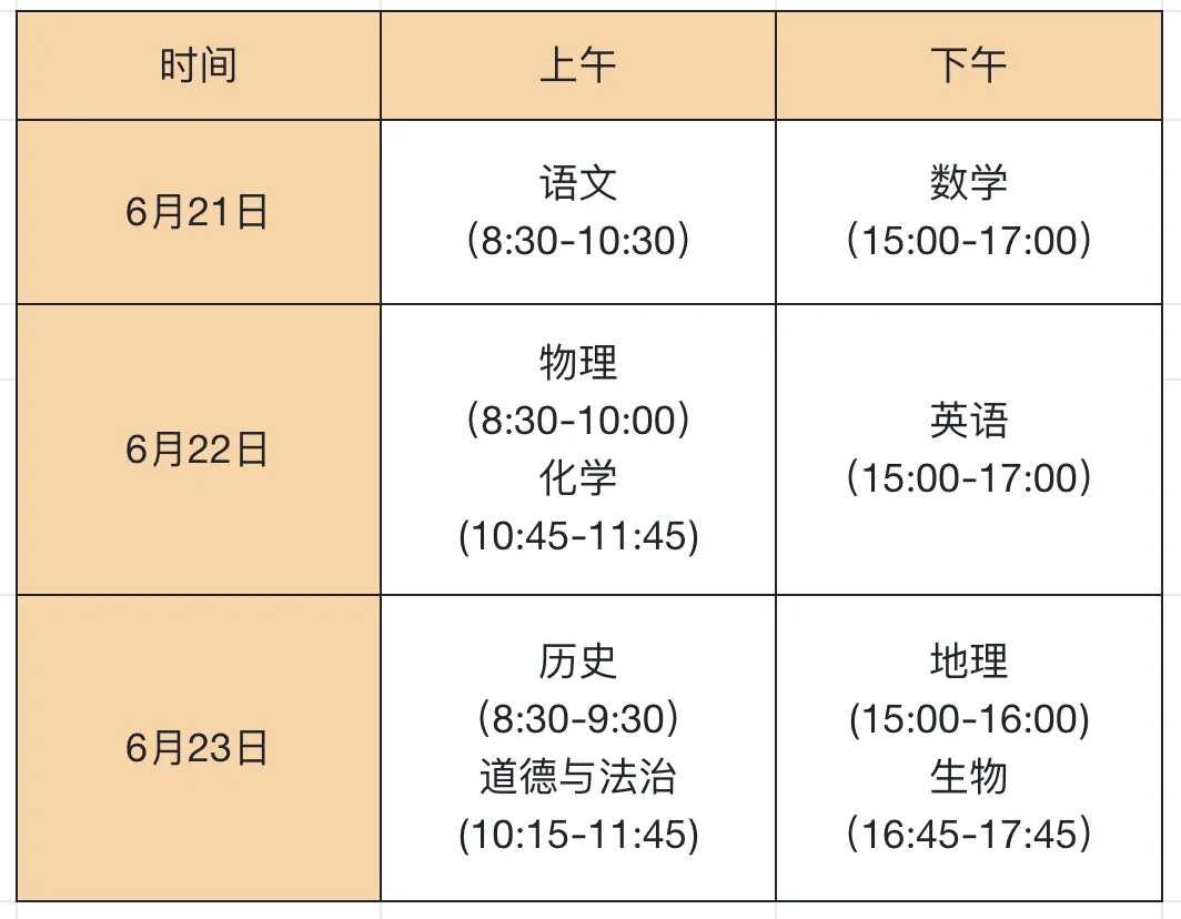 速存!2026福建中考时间线+中考中招+统考安排一览 第3张