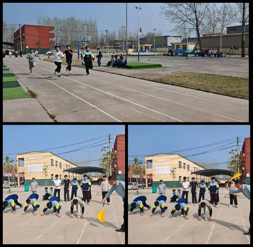 魏邱初中九年级中招体育模拟测试圆满完成 第2张