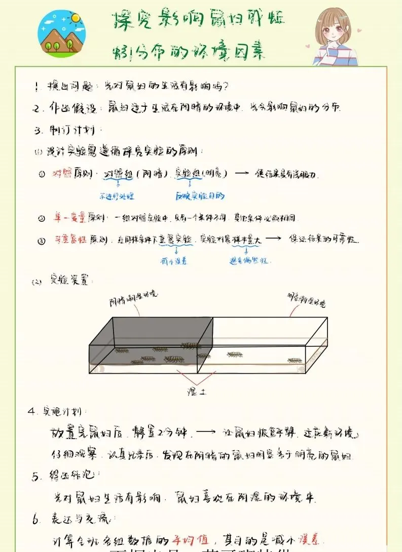 中考生物实验笔记 第9张