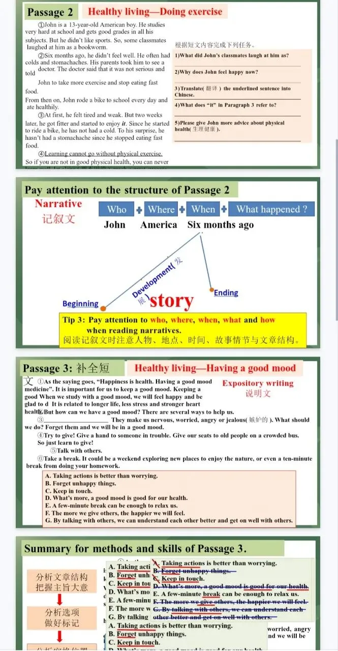 中考英语总复习优质课——阅读理解专项训练 第2张