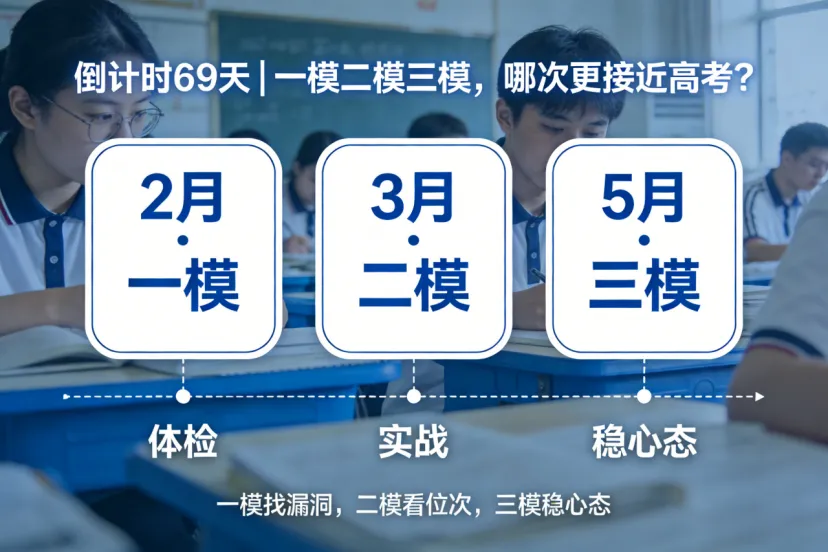 倒计时69天|吃透昆明模考价值:一模二模三模,哪次更接近高考? 第1张