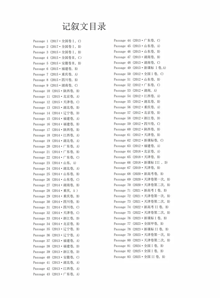 【高考必备1】《高考英语真题阅读理解记叙文83篇(二次加工版)》 第8张