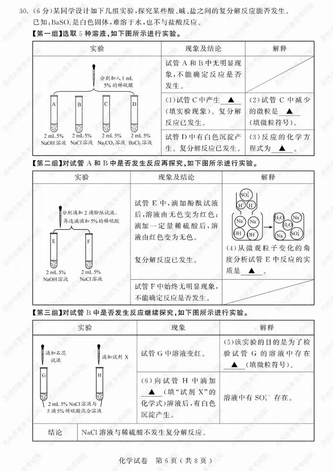 2019年苏州市中考试卷及参考答案发布 第65张